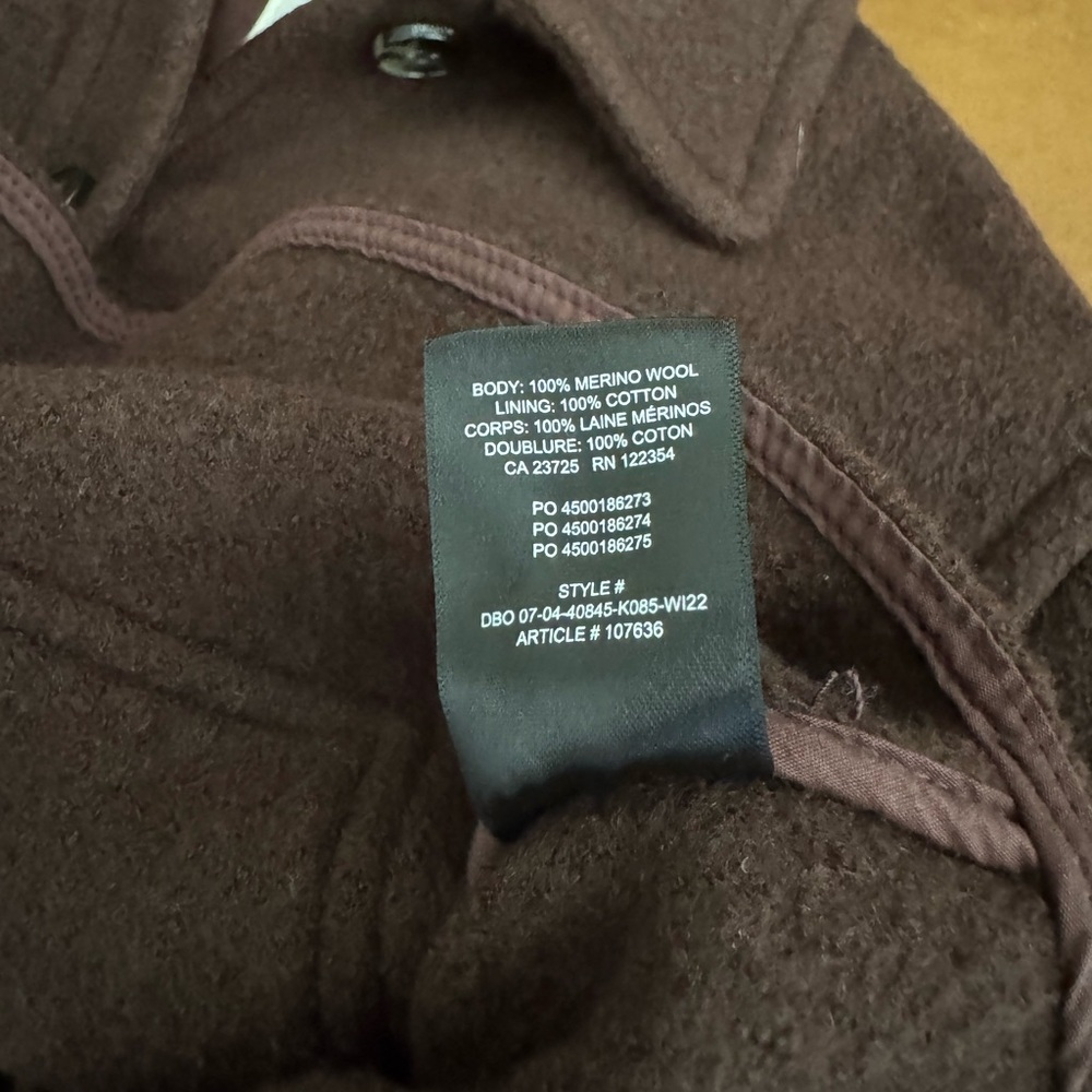 Wilfred Dark Brown Utility Jacket - Picture 4 of 4